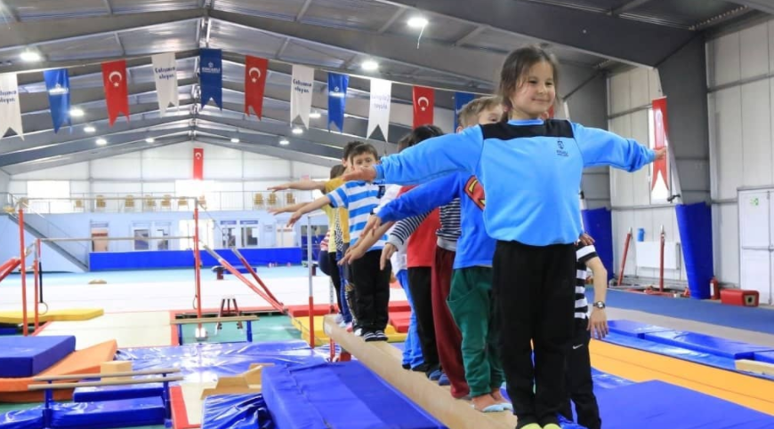 Büyükşehir Jimnastik Spor Tesisini Yeniledi