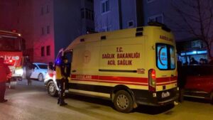 Ocağa Koyduğu Yağ Parladı, Mutfakta Yangın Çıktı.