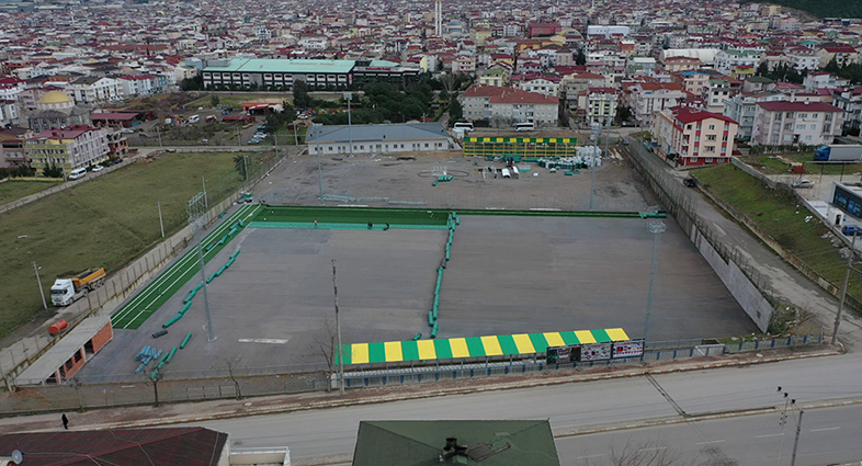 Darıca Nene Hatun Stadı Sentetik Çim Oluyor
