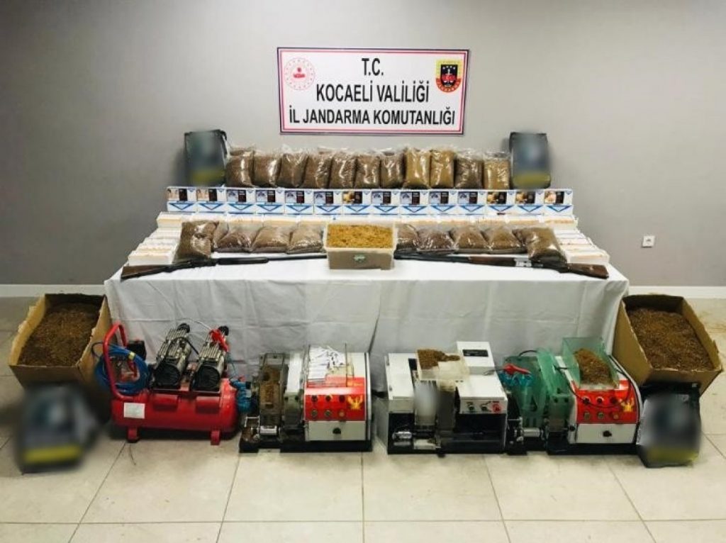 Kocaeli’de Kaçak Sigara Operasyonu