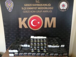 Gebze’de 1050 Paket Kaçak Sigara Yakalandı