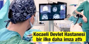 Kocaeli Devlet Hastanesi bir ilke daha imza attı