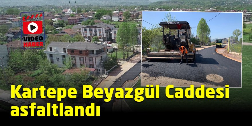 Video: Kartepe Beyazgül Caddesi asfaltlandı