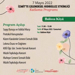 Hıdırellez etkinlikleri 3 gün boyunca sürecek