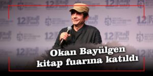 Okan Bayülgen kitap fuarına katıldı