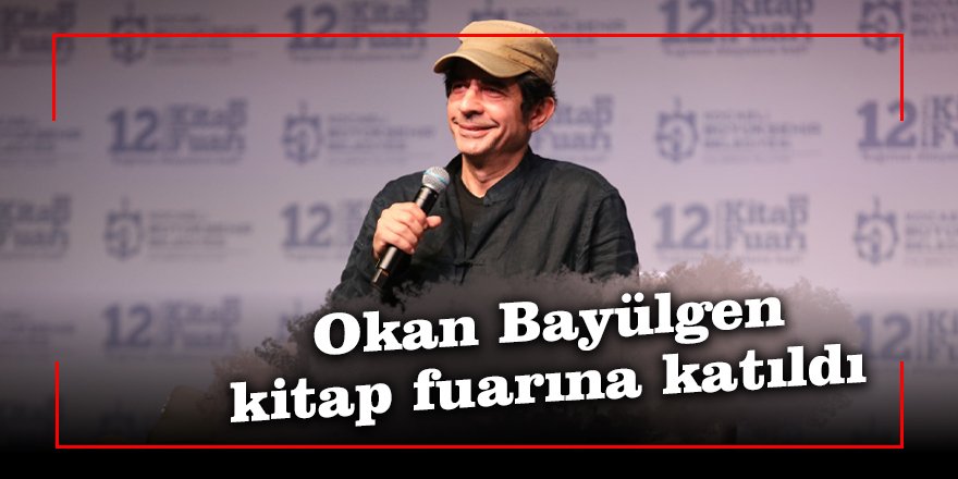 Okan Bayülgen kitap fuarına katıldı