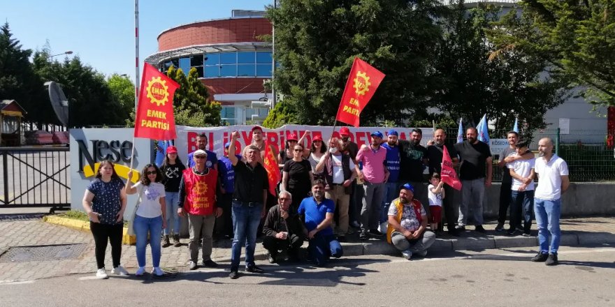 EMEP’ten Neşe Plastik işçilerine ziyaret