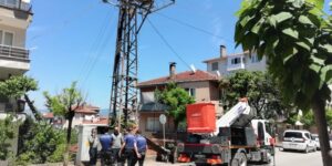 Elektrik trafosunda yangın çıktı