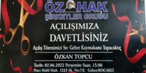 Öz-Hak Şirketler Grubu açılıyor