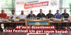 48’incisi düzenlenecek Kiraz Festivali için geri sayım başladı