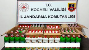 Gebze’de sahte deterjan operasyonu