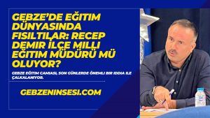 Recep Demir İlçe Milli Eğitim Müdürü Mü Oluyor?