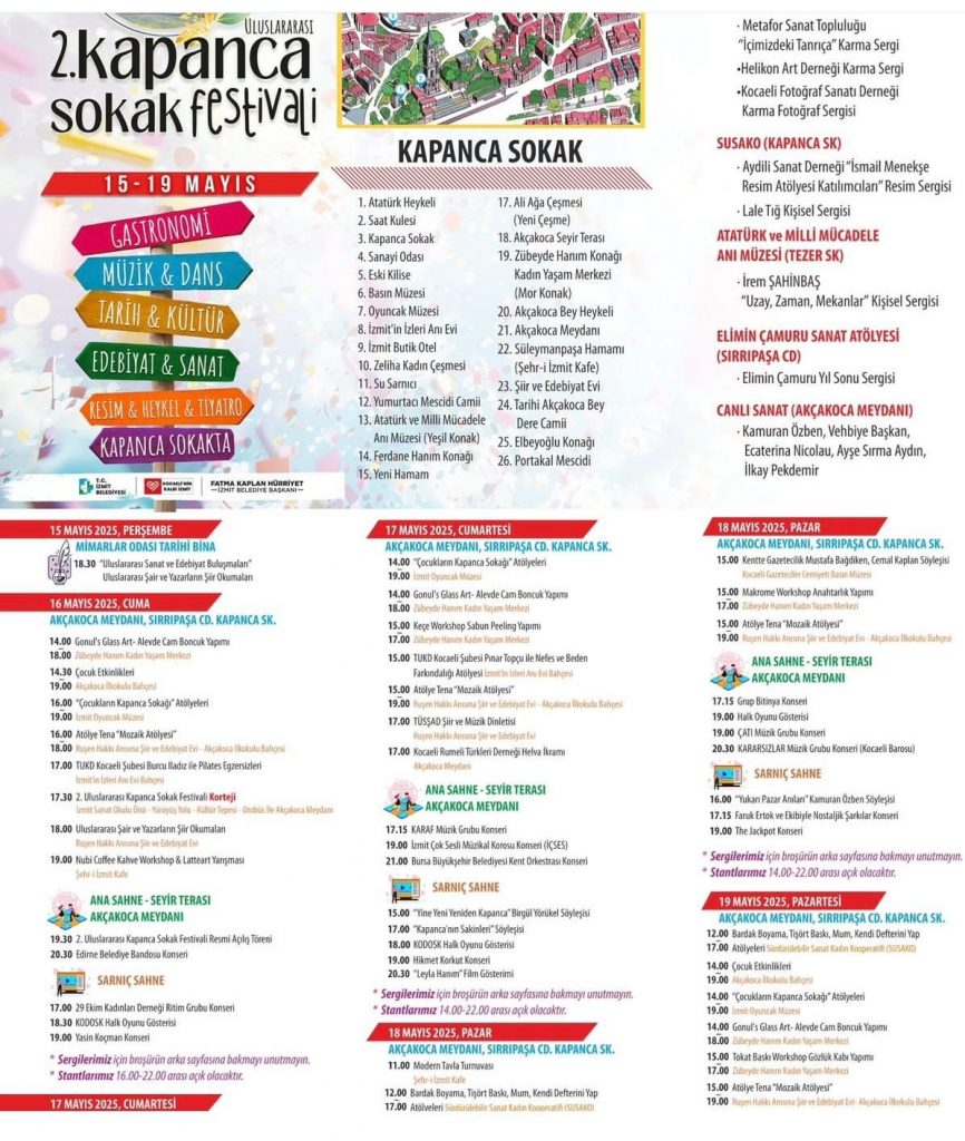 Kapanca Sokak Festivali sürüyor – Kocaeli’nde Yaşam